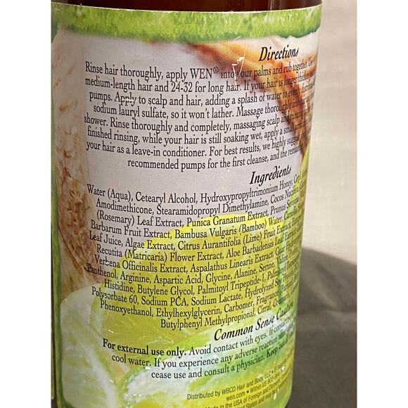 Wen by Chaz Dean Cleansing Conditioner 16oz SEALED Summer Coconut Lime Verbena - Picture 4 of 9